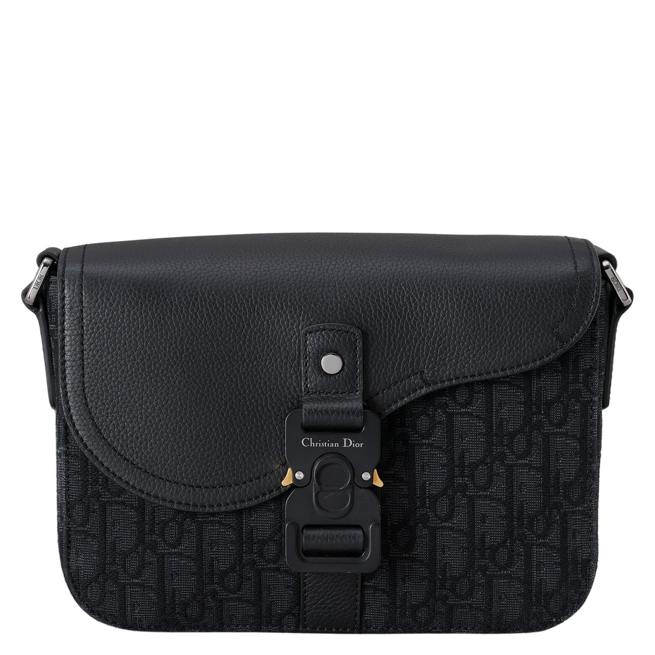 CHRISTIAN DIOR(USED)디올 새들 스몰 플랩 스트랩 백